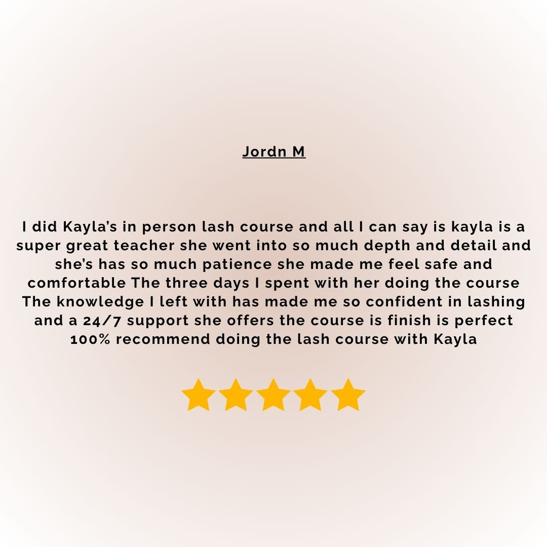 Online Classic, Hybrid & Pre Made Volume Lash Course